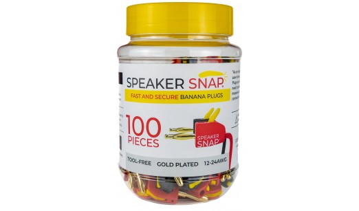 SPEAKER SNAP BANANA PLUGS 50 PAIR